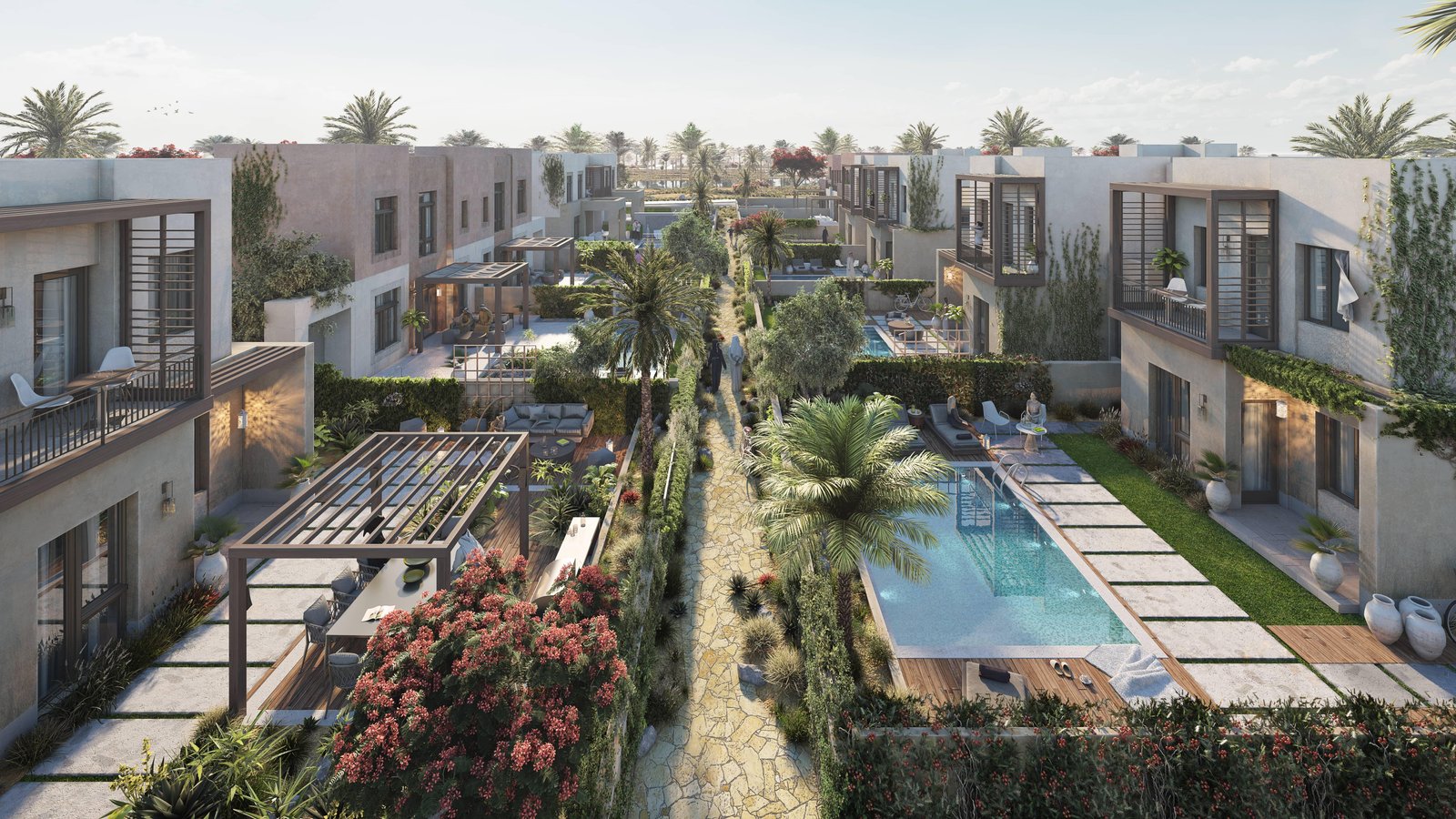 Nature inspired villas at AlJurf Gardens Abu Dhabi